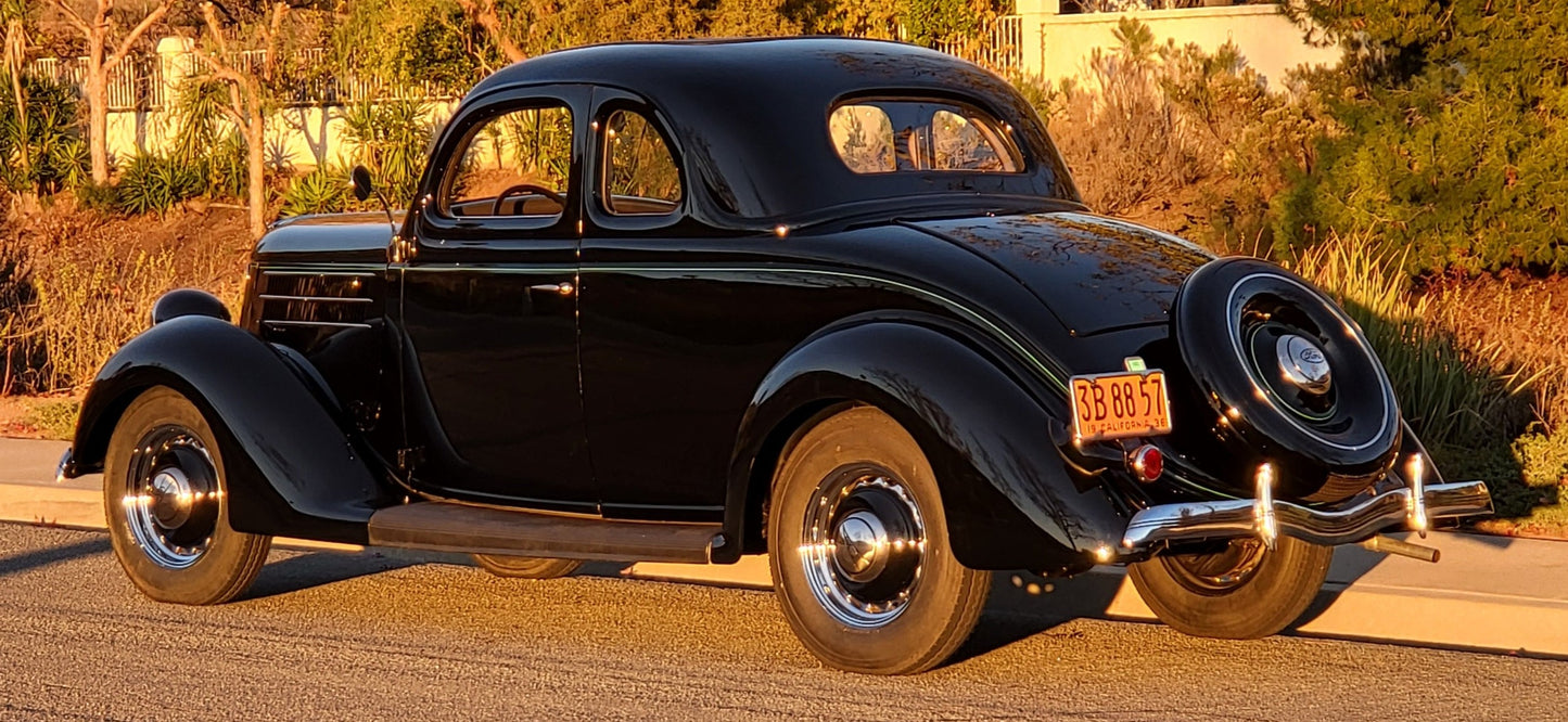 1936 Ford 5-Window Coupe Flathead V8 3 Speed Dearborn