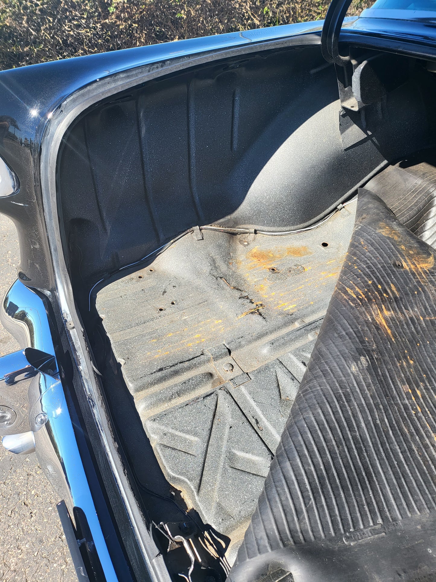 1955 Chevy 210 Del Ray 2-Door Post 383 Stroker 200R4 Black Lacquer SOLD