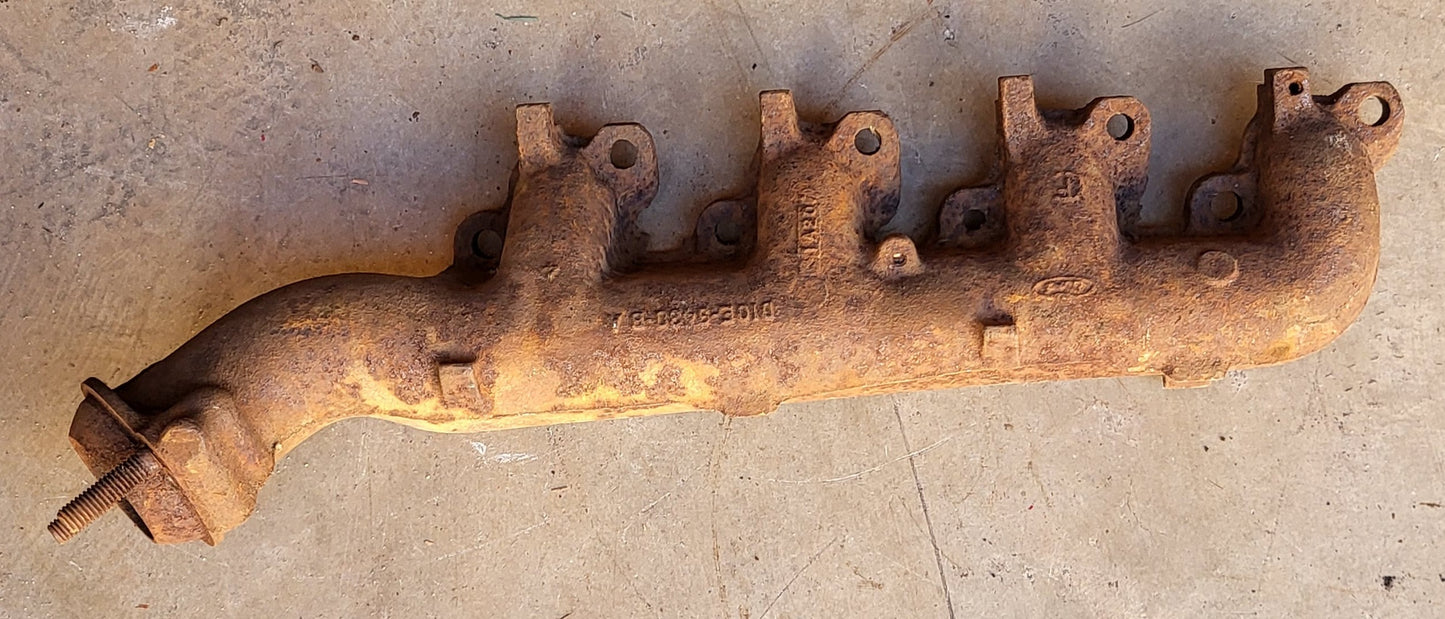 1970-73 Ford Mustang Cougar 351C RH Passenger Exhaust Manifold D1OE-9430-BA Used
