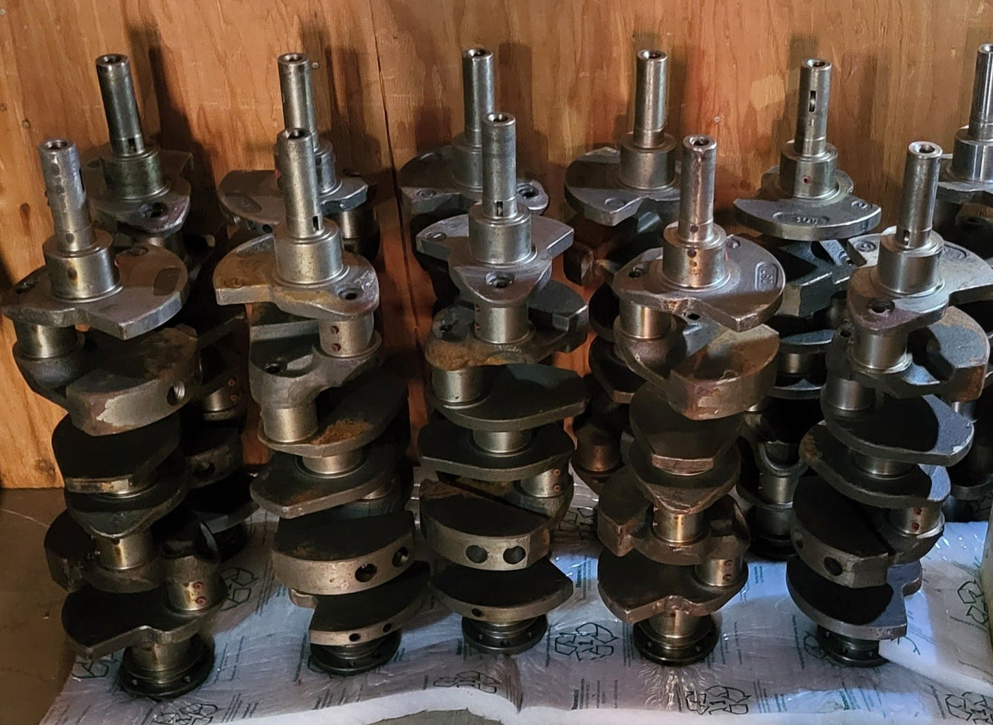 Ford Flathead V8 NOS Crankshaft & Used 8BA Connecting Rods Set of 8