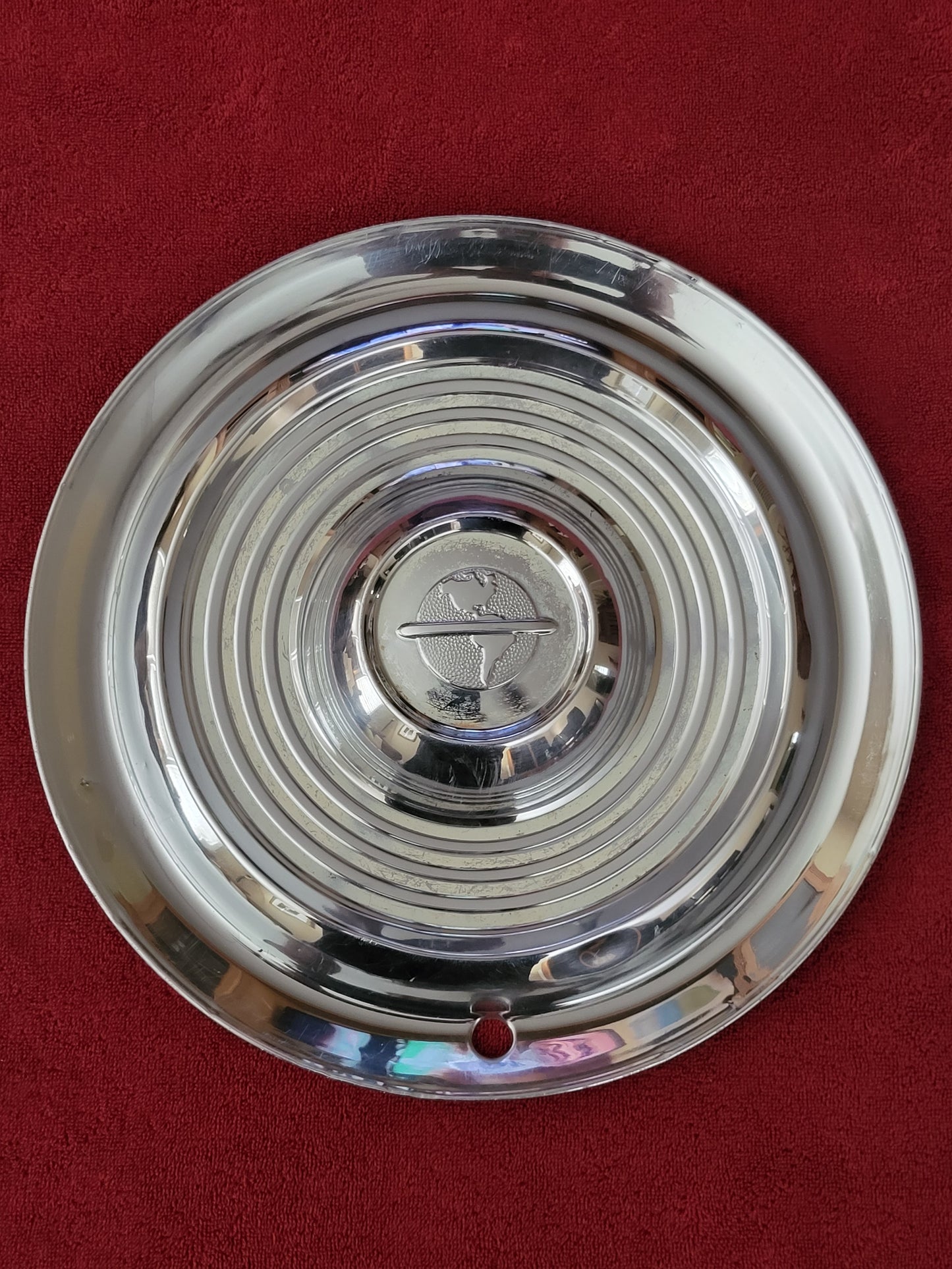 1954-1955 Oldsmobile 15" Wheel Covers Hubcaps Set 4 Good Driver+ Original
