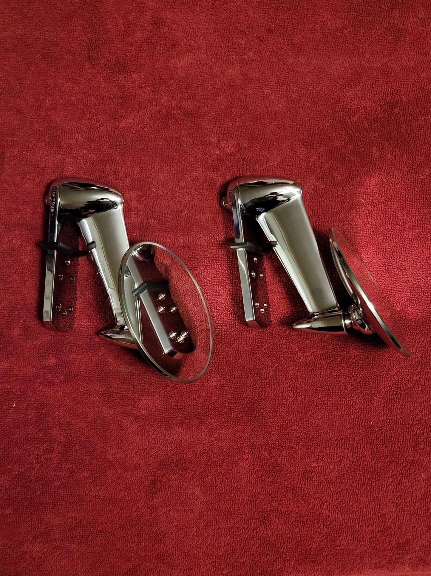 1953-1966 Ford Truck Exterior Rear View Side Mirrors F17-26840-025 Pair New