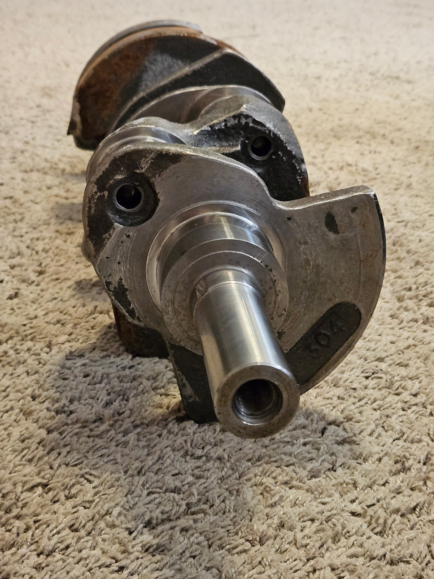 1939-53 Ford Mercury Flathead V8 NOS Crankshaft 3.75 French Freshly Polished NEW 304