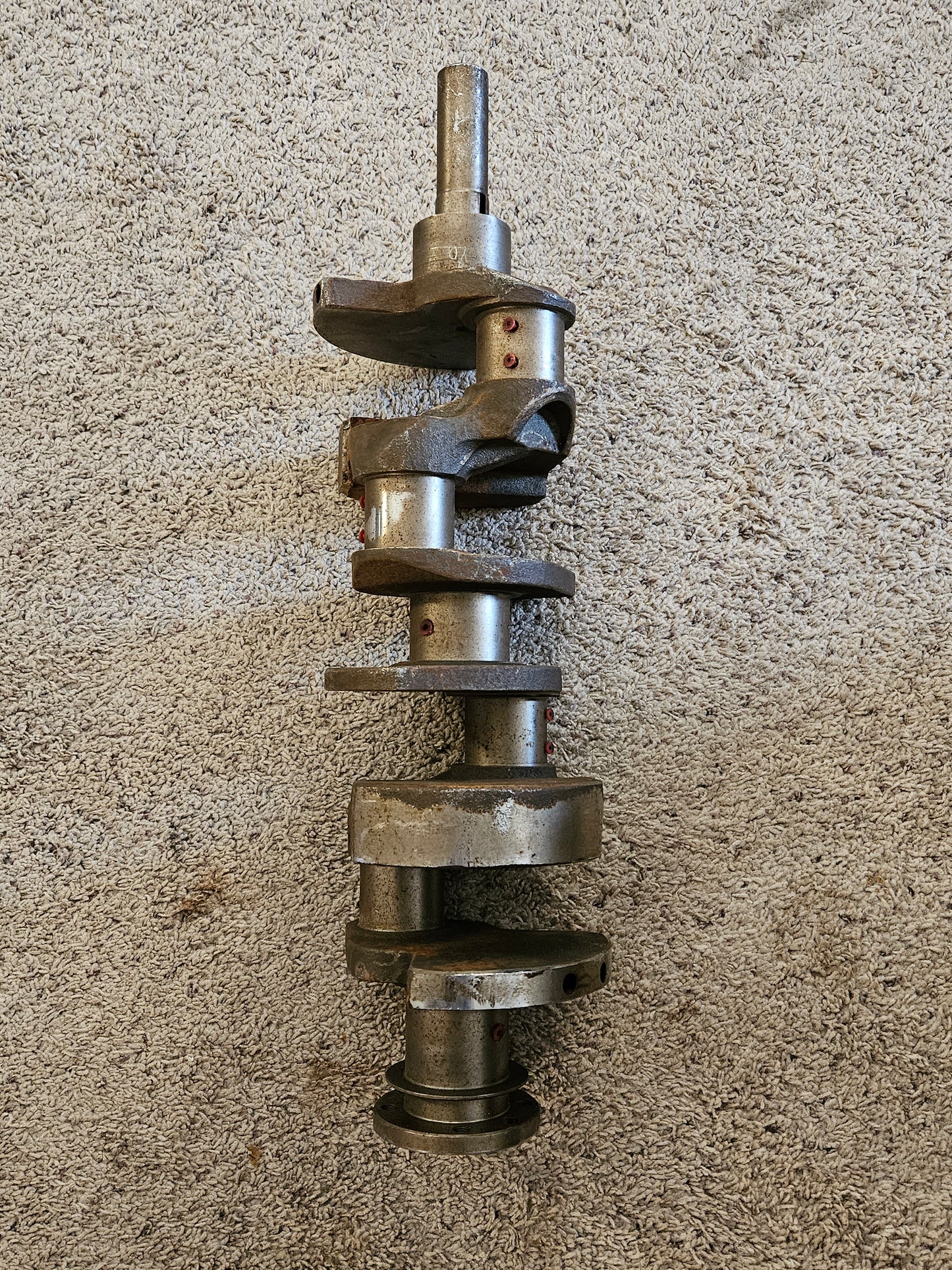 Ford Flathead V8 NOS Crankshaft & Used 8BA Connecting Rods Set of 8