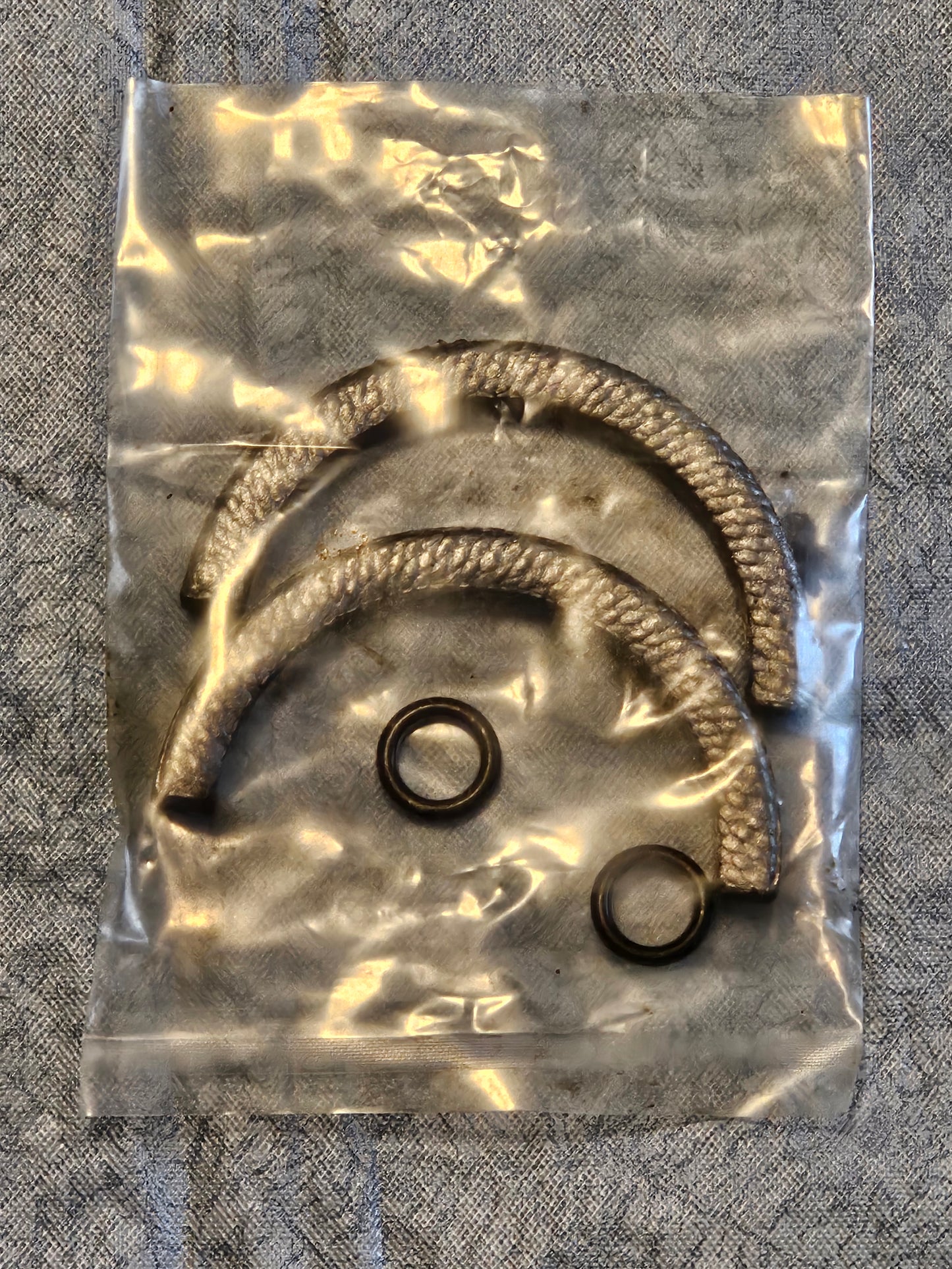 NOS Flathead Ford Mercury V8 Rear Main Retainer Seal Studs Dowel Pins Kit New