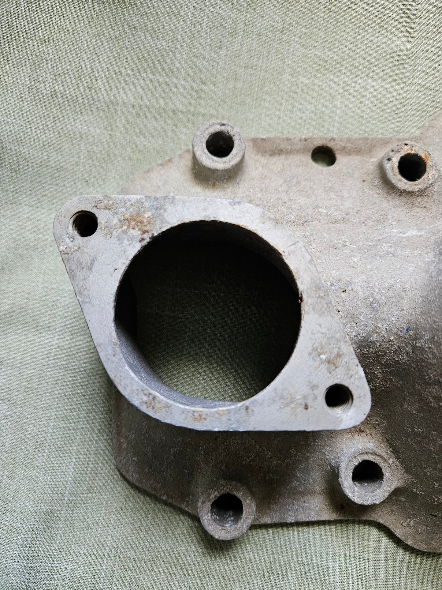 1939-1948 Ford Mercury Flathead Offenhauser Offy 1073 2x2 Dual Carb Intake Used