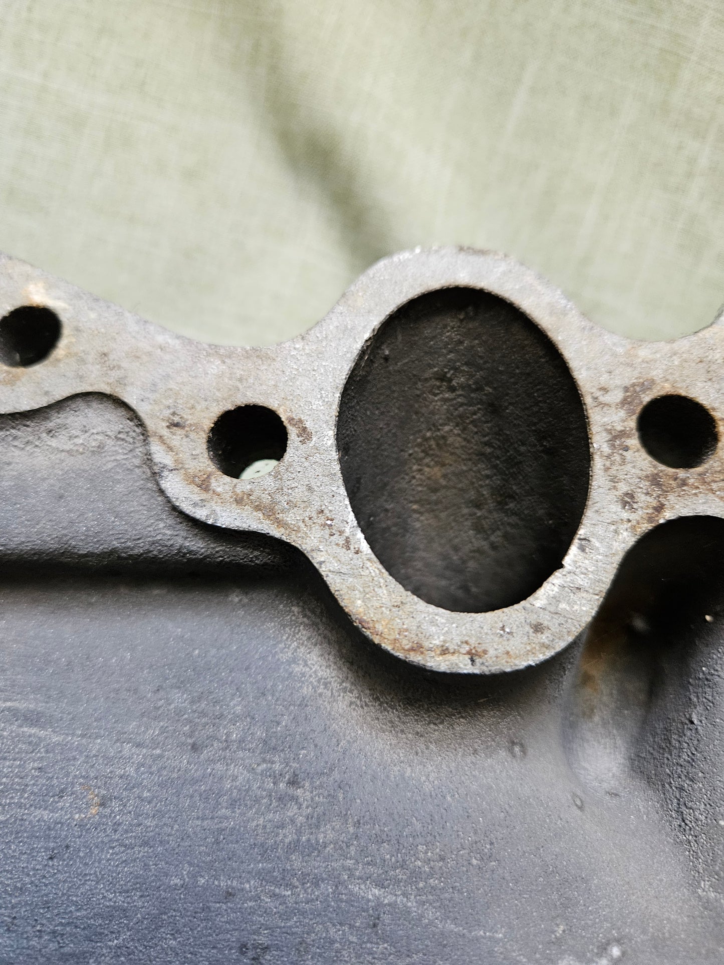 1939-1948 Ford Mercury Flathead Offenhauser Offy 1073 2x2 Dual Carb Intake Used