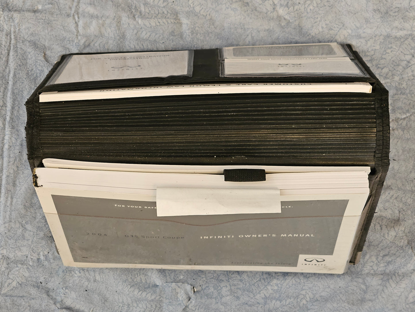 2004 Infiniti G35 Owners Warranty Manuals Original