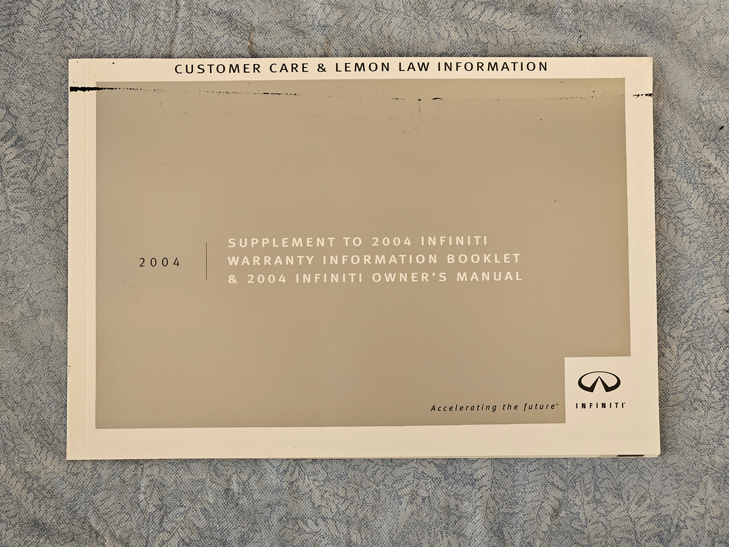 2004 Infiniti G35 Owners Warranty Manuals Original