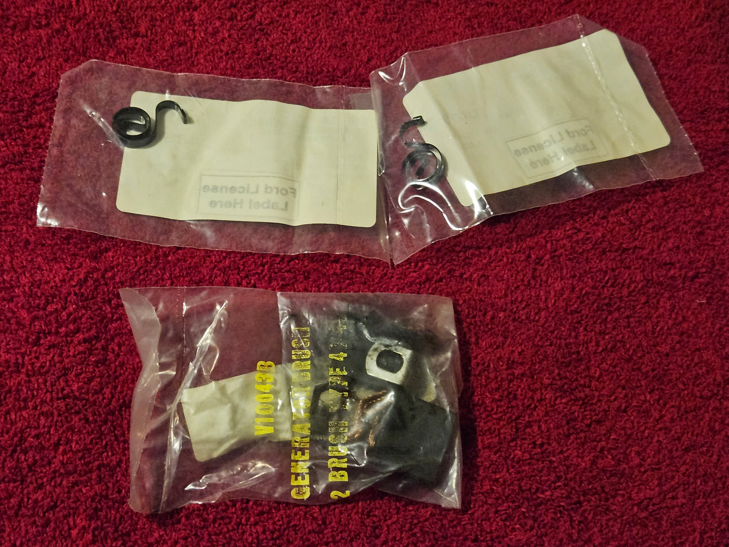 1940-1959 Ford 91A-10057 01A-10043 Generator Brushes & Springs Set NEW