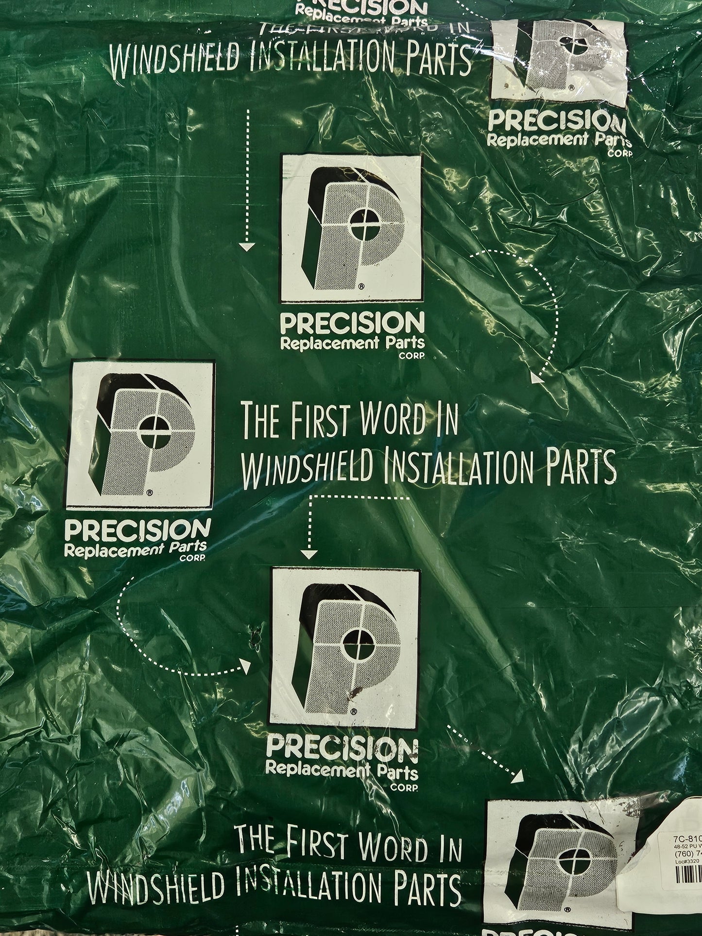 1948-1952 Ford 7C-81103116-A Windshield Seal no groove for Chrome NEW