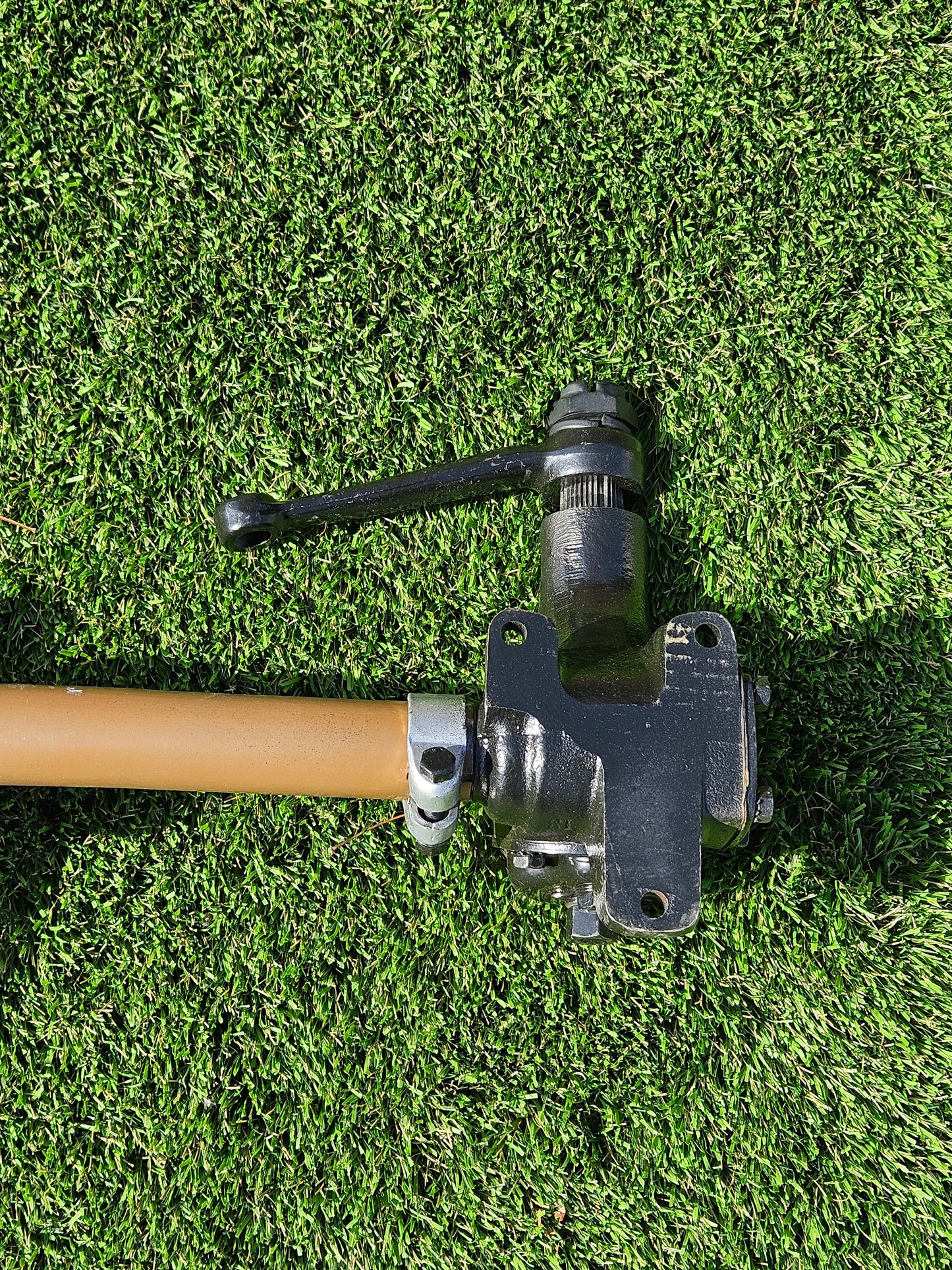 1941-1948 Ford Restored Steering Column Assembly Drop Box Pitman No Key Cylinder