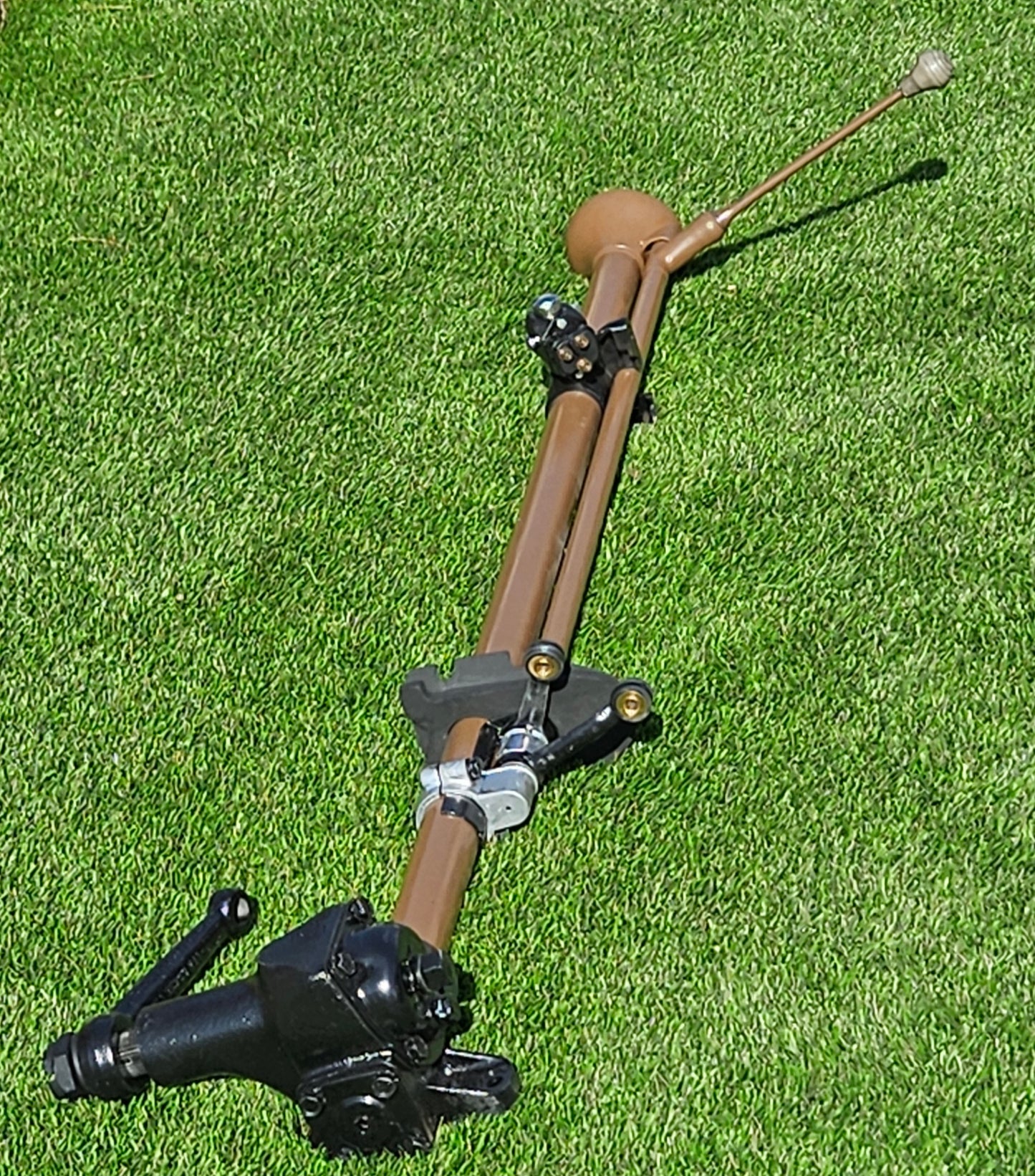 1941-1948 Ford Restored Steering Column Assembly Drop Box Pitman No Key Cylinder