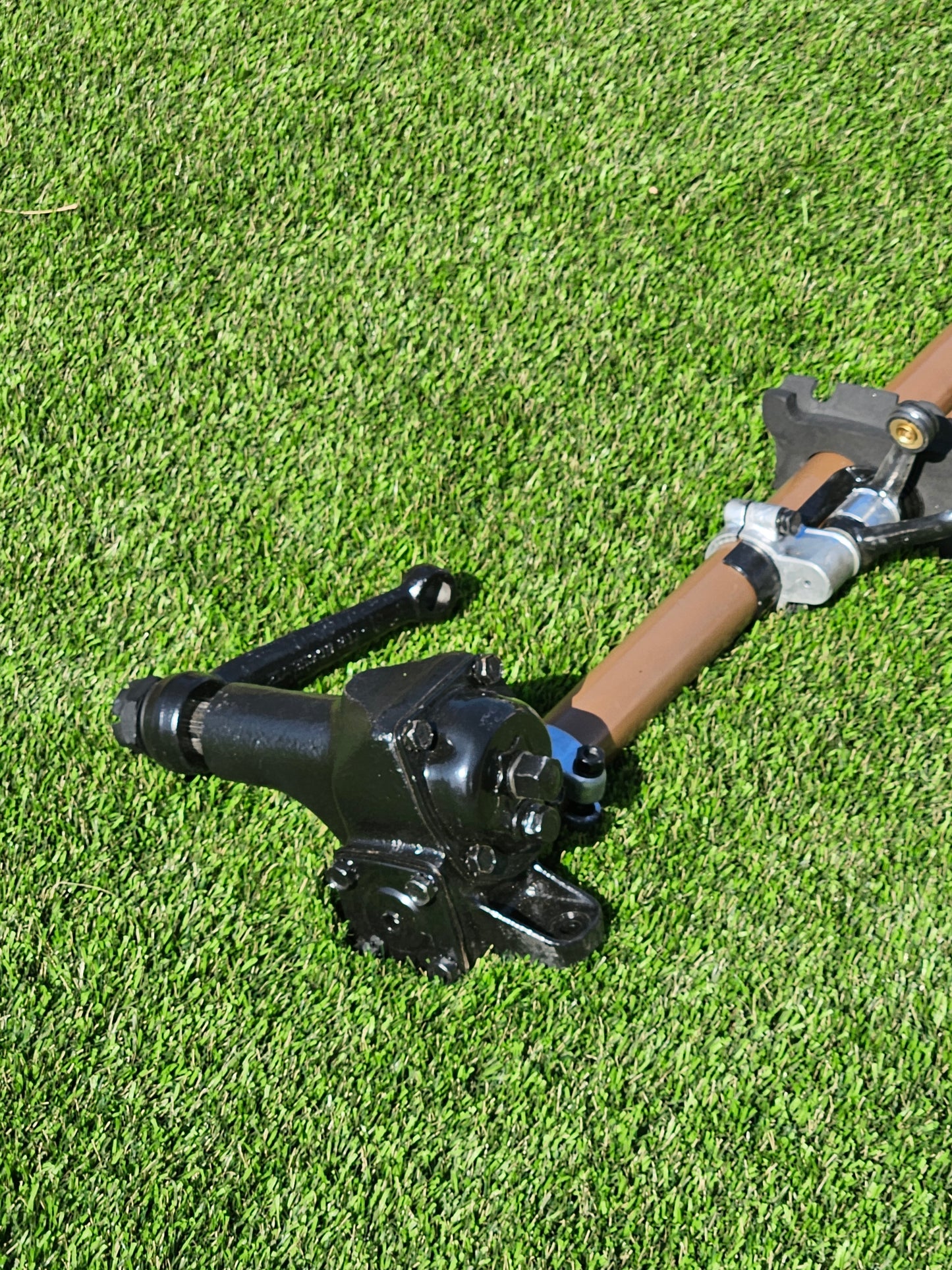 1941-1948 Ford Restored Steering Column Assembly Drop Box Pitman No Key Cylinder