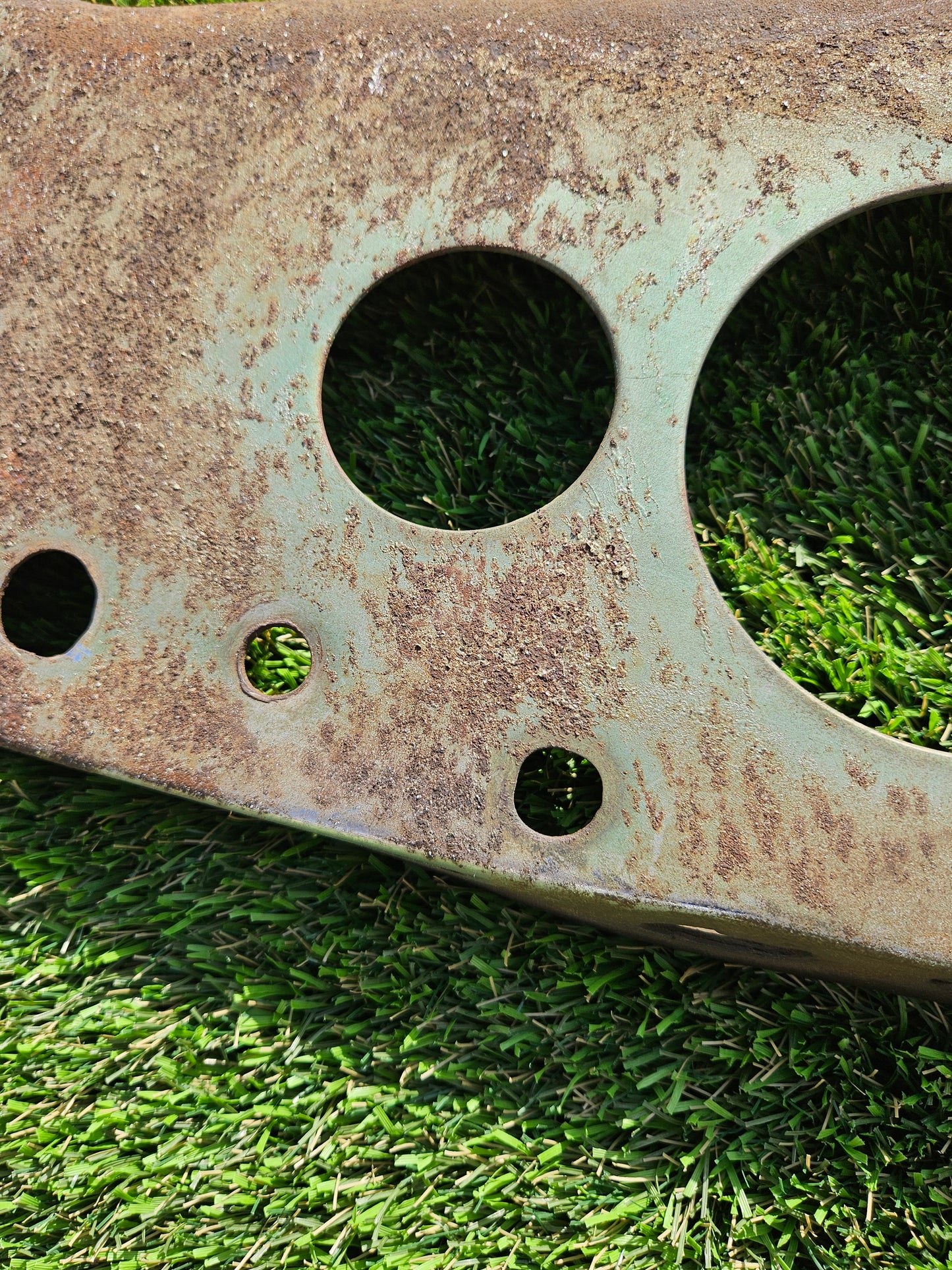 1935-1936 Ford Dashboard Original Used Old Chrome