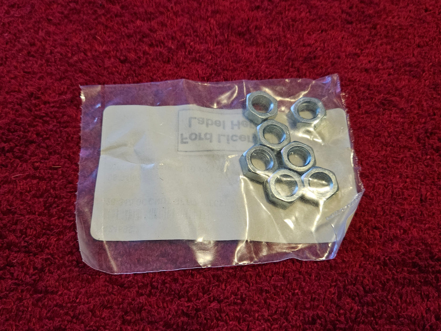 1928-1936 Ford A-2469-S Brake Rod Nut Set 7 pcs New