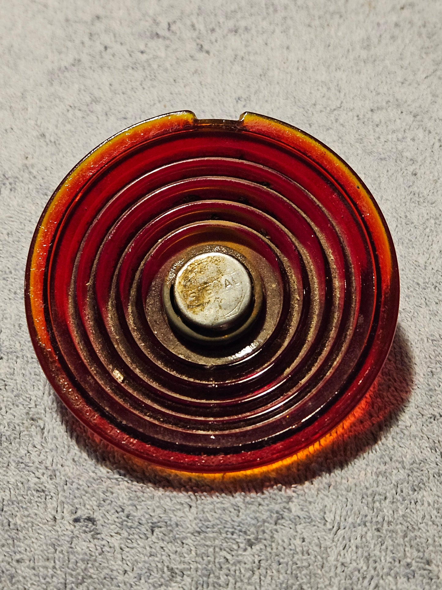 1935-1938 Packard Tail Light Lens Pair w/ Rings Used