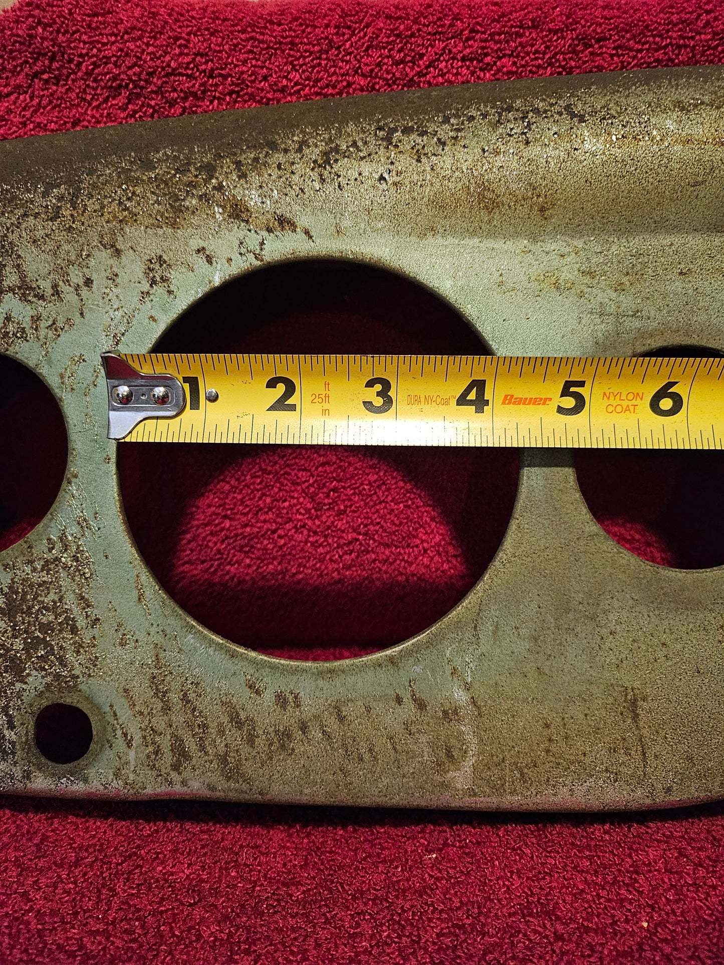 1935-1936 Ford Dashboard Original Used Old Chrome