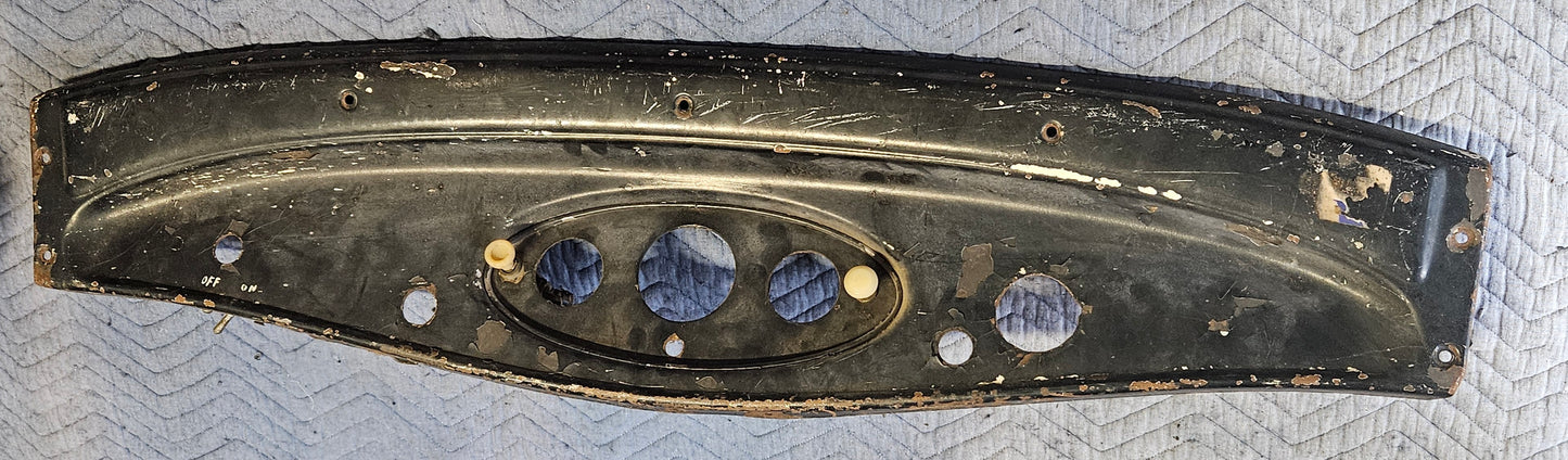 1932 Ford Dashboard Straight Late Outie Clean No Rust Used