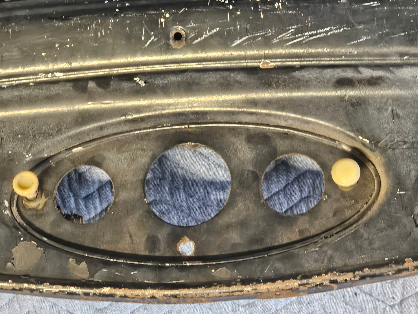 1932 Ford Dashboard Straight Late Outie Clean No Rust Used