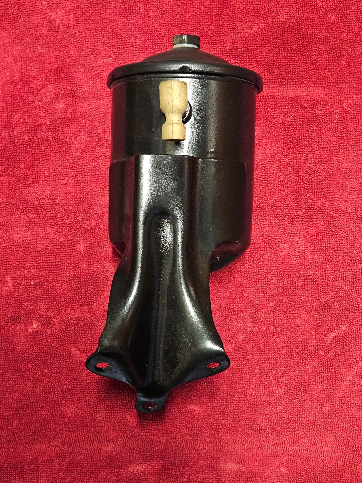 1949-53 Ford Flathead V8 Oil Filter Canister Housing Original with New Filter