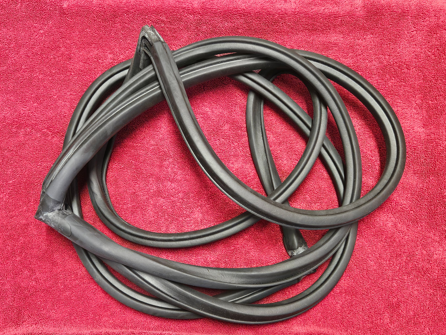 Coiled 1941-48 Ford trunk seal loose