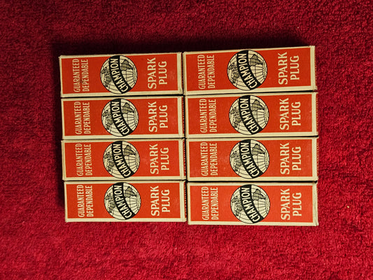 Champion 6 Com spark plugs boxed set