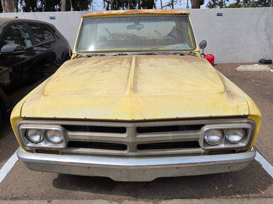 1969 Chevrolet C20 Project Truck on GMC C1500 Chassis – 350 V8, Rebuilt TH400, Clear CA Title