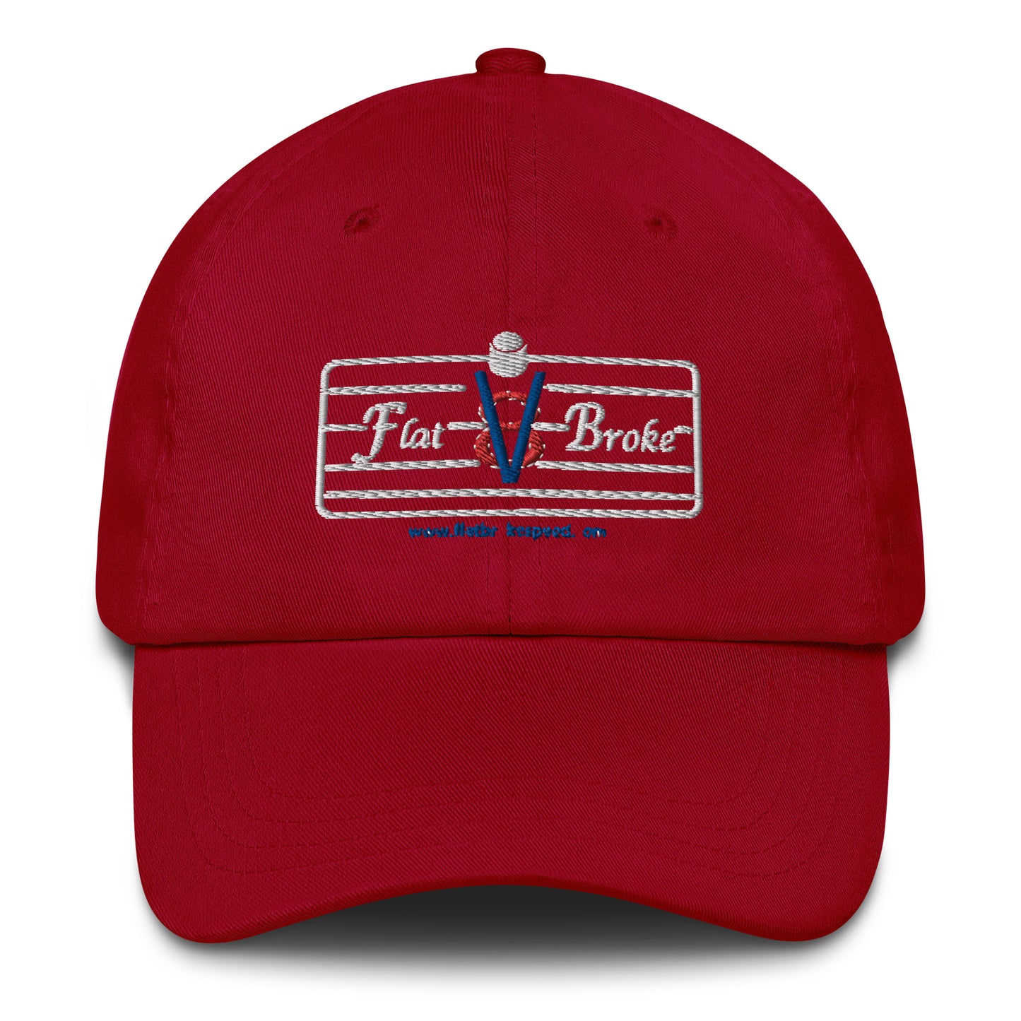 Dad Hat - Flat Broke Ford Flathead V8