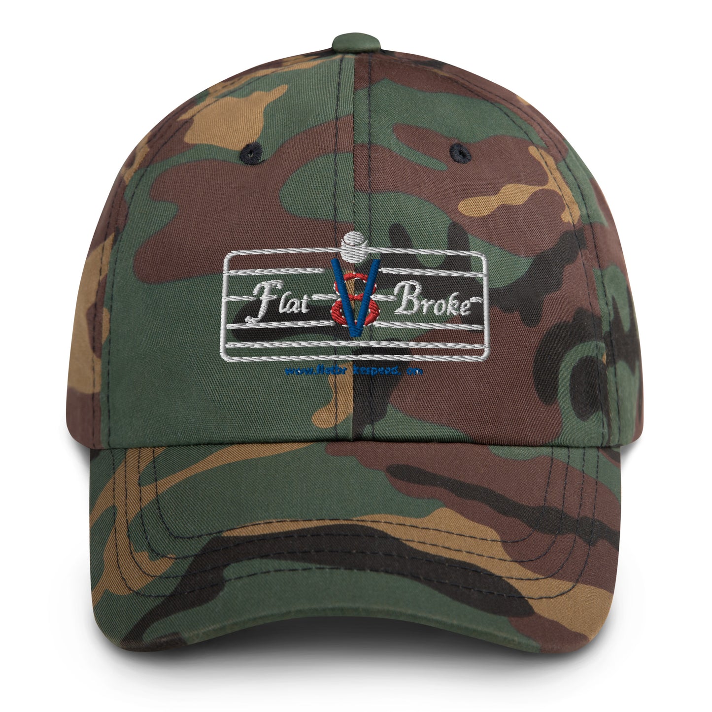 Dad Hat - Flat Broke Ford Flathead V8