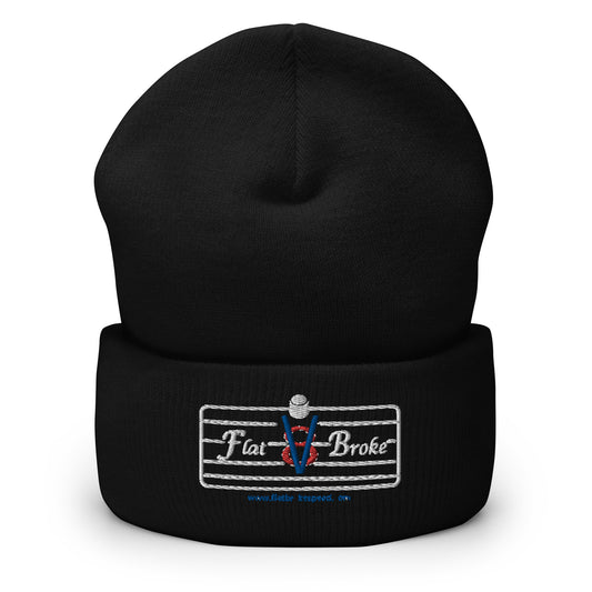 Cuffed Beanie - Flat Broke Ford Flathead V8