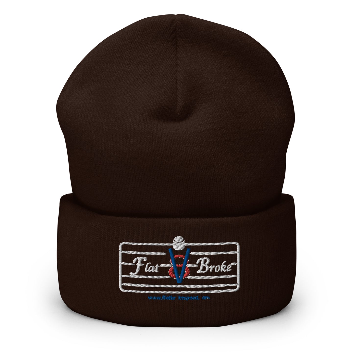 Cuffed Beanie - Flat Broke Ford Flathead V8