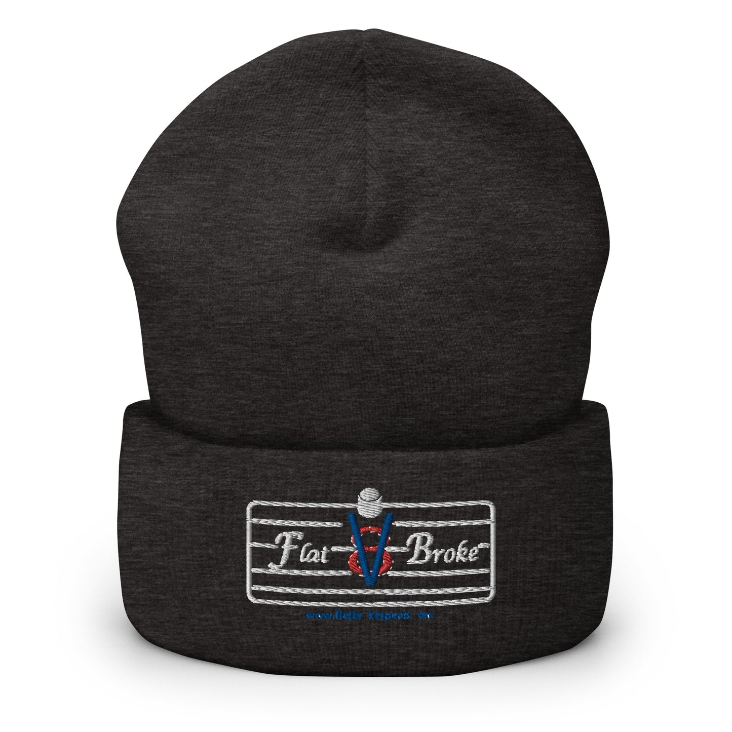 Cuffed Beanie - Flat Broke Ford Flathead V8