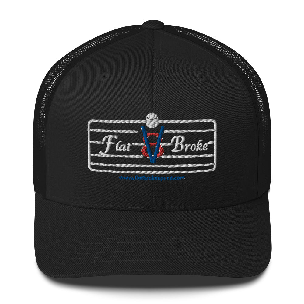 Trucker Cap - Flat Broke Ford Flathead V8