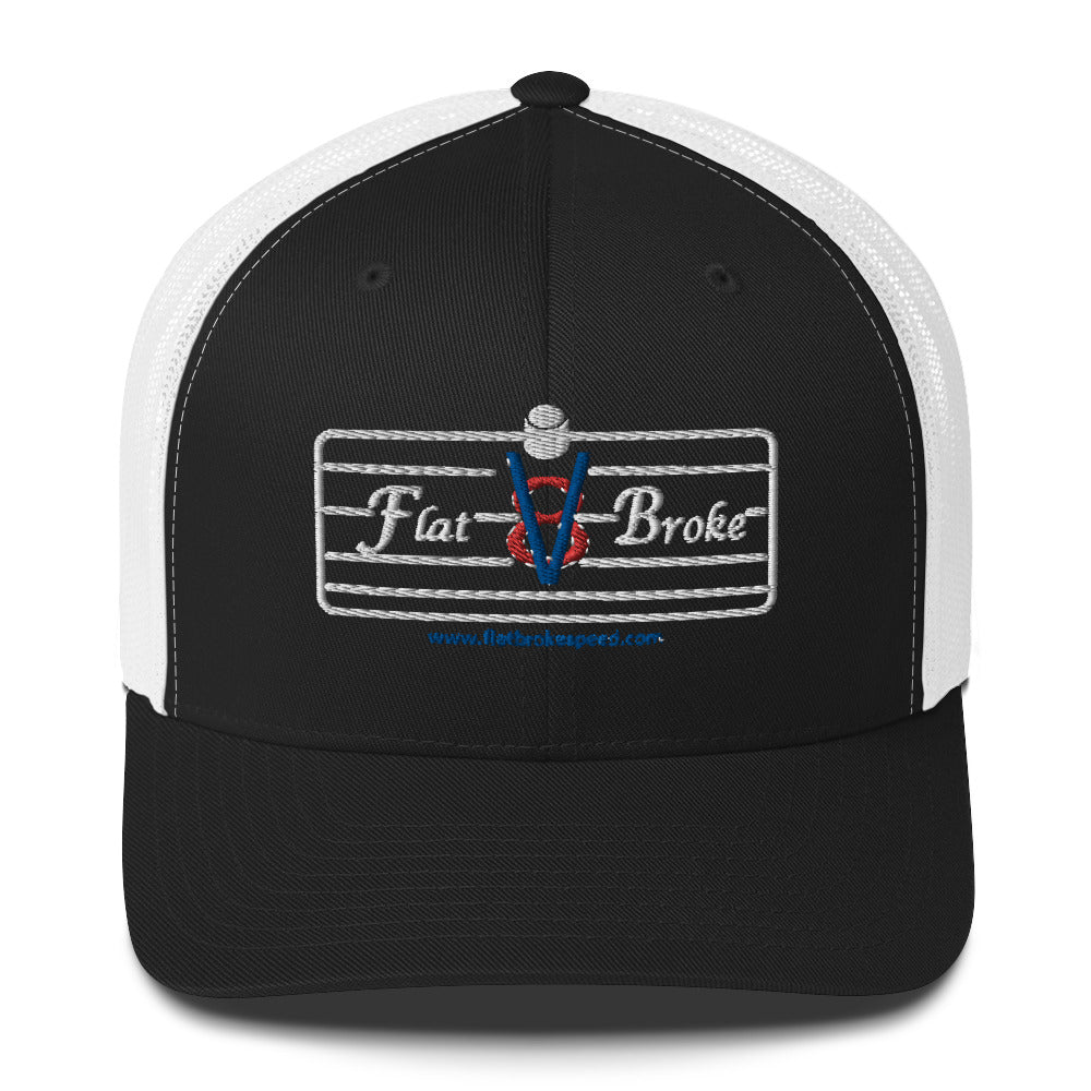 Trucker Cap - Flat Broke Ford Flathead V8