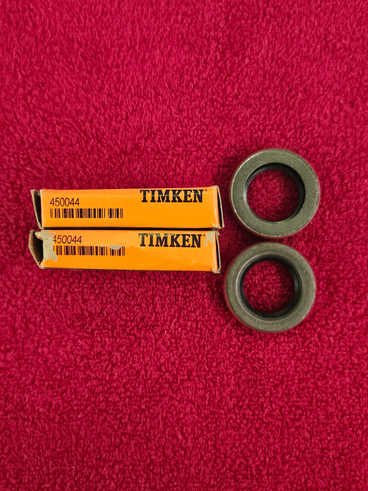 1949-1956 Ford 8A-1177A Rear Axle Grease Seals Pair Timken 450044 NEW