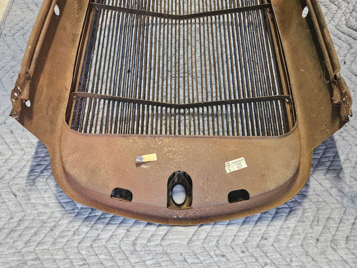 1932 Ford Radiator Grill Shell with Insert Chin Excellent Used