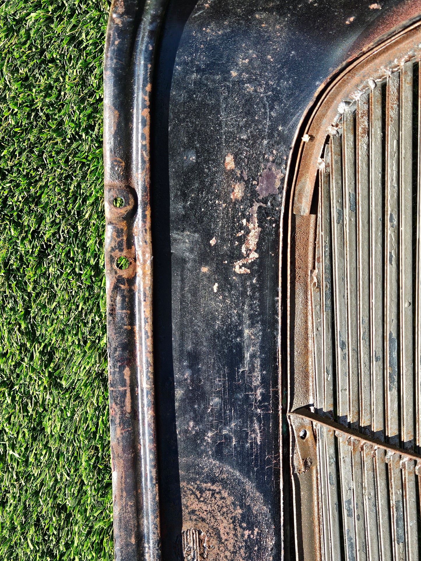 1932 Ford Chopped Radiator Grill Shell Insert Used