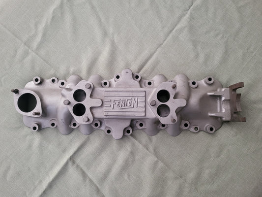 FENTON 2x2 Ford Flathead V8 Aluminum Intake Manifold Modified Original