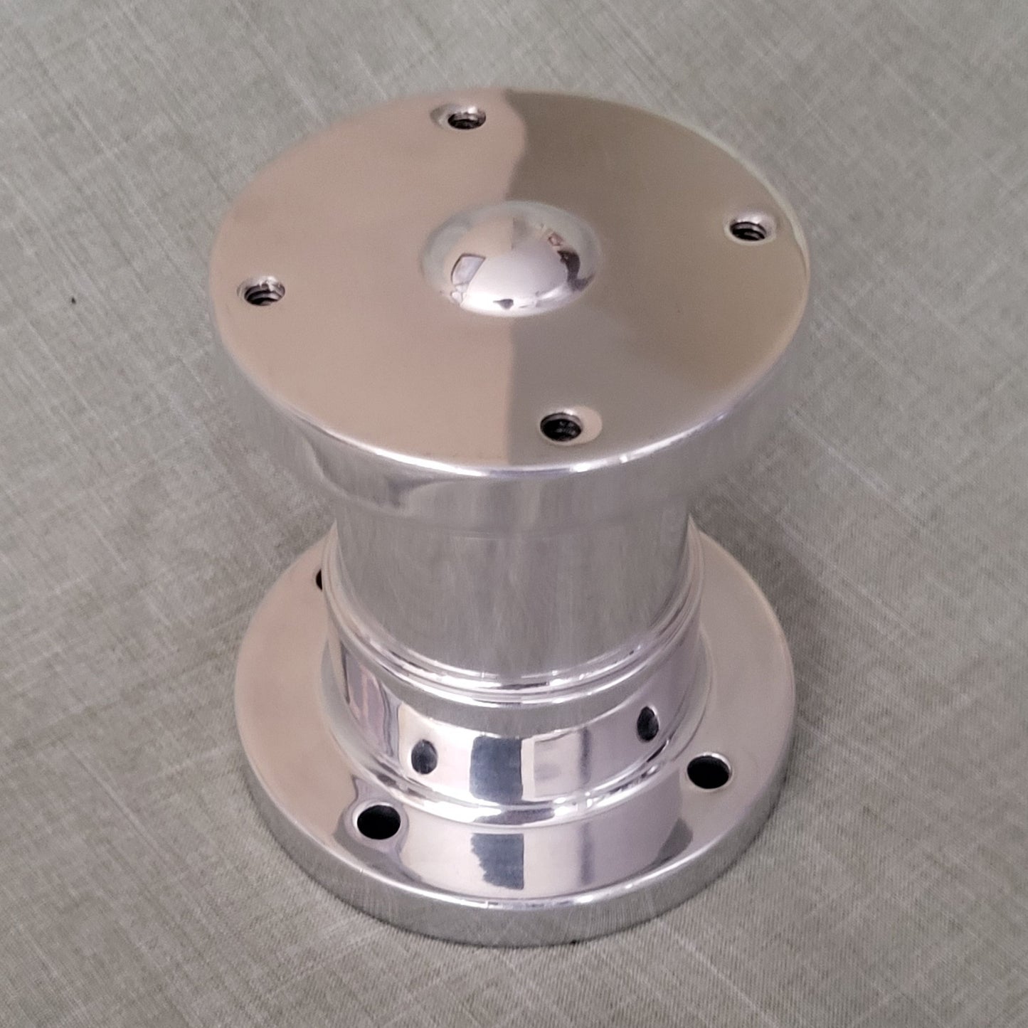 Custom Polished Aluminum 4" Ford Generator Fan Spacer NEW