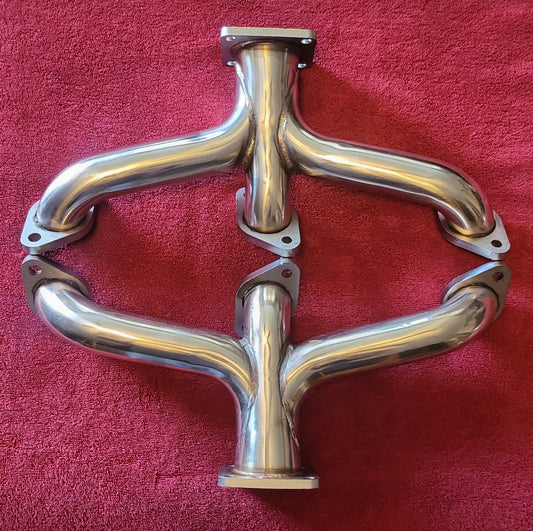 1932-1953 Ford Flathead V8 Center Dump Stainless Headers New