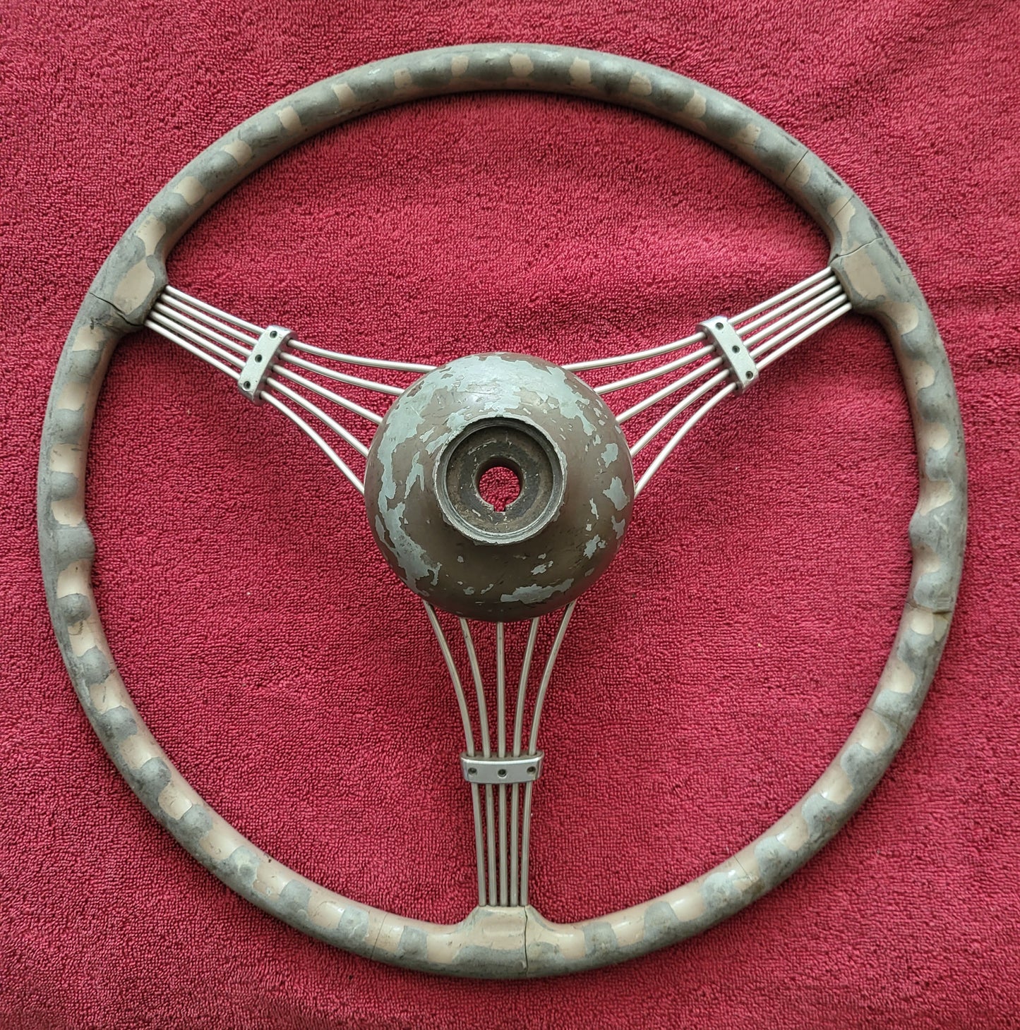 1938 1939 Ford Banjo Steering Wheel 17" Great Driver Quality Used