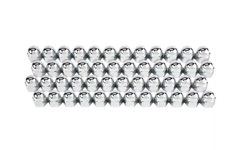 Ford Flathead V8 Cylinder Head Chrome Acorn 11/16 Nut Covers Speedway NEW