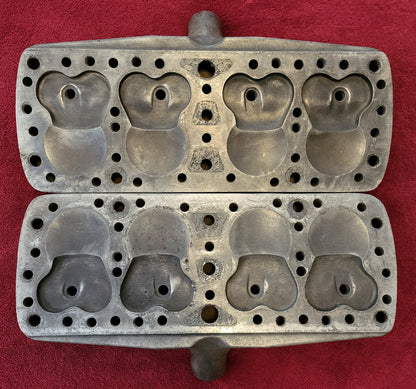 Vintage Offenhauser 1068-375 Ford Flathead V8 59A Finned Aluminum Heads Pair Used