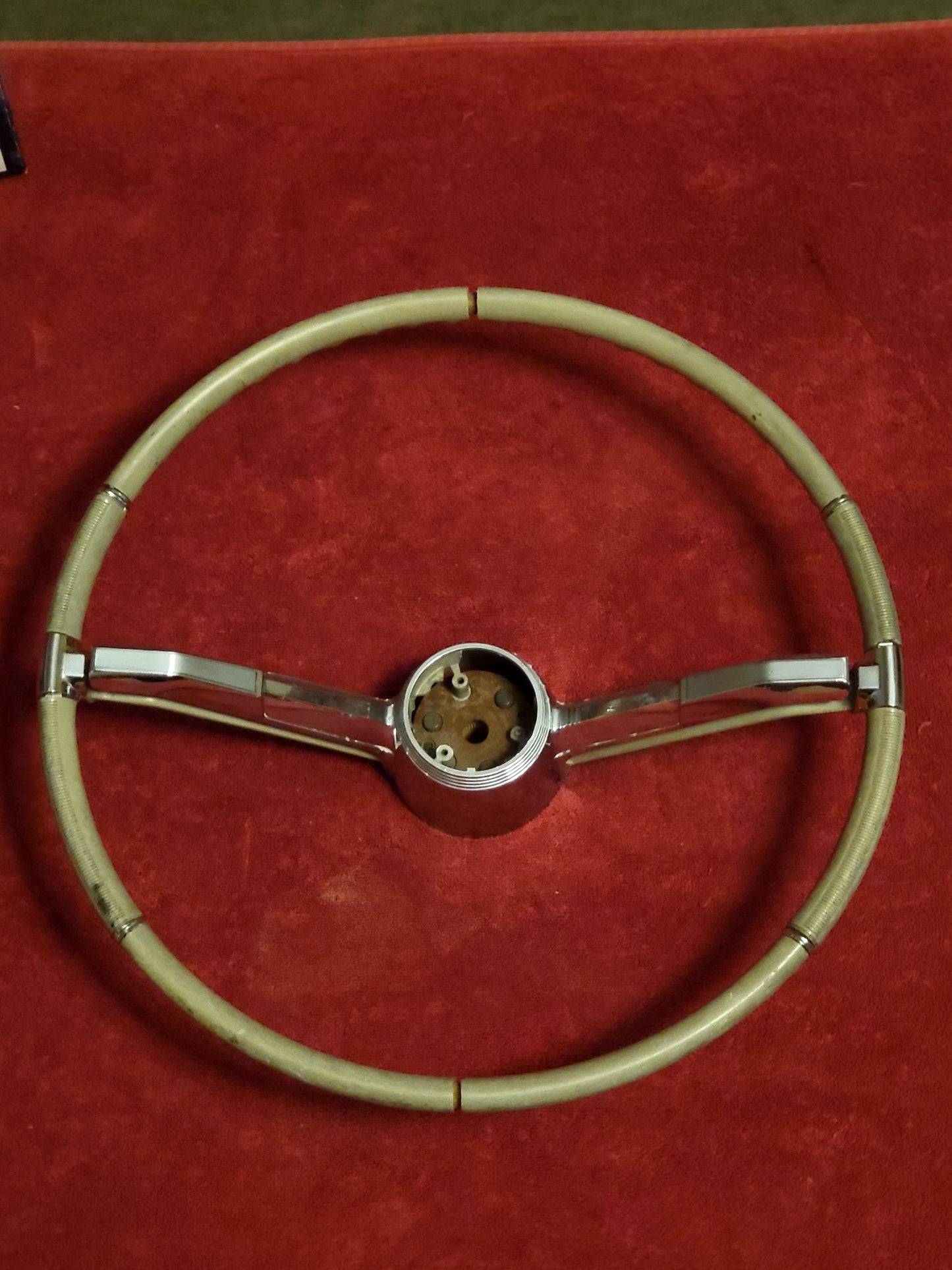 1965-1966 Cadillac Deville Fleetwood Steering Wheel with Horn Ring Original Used
