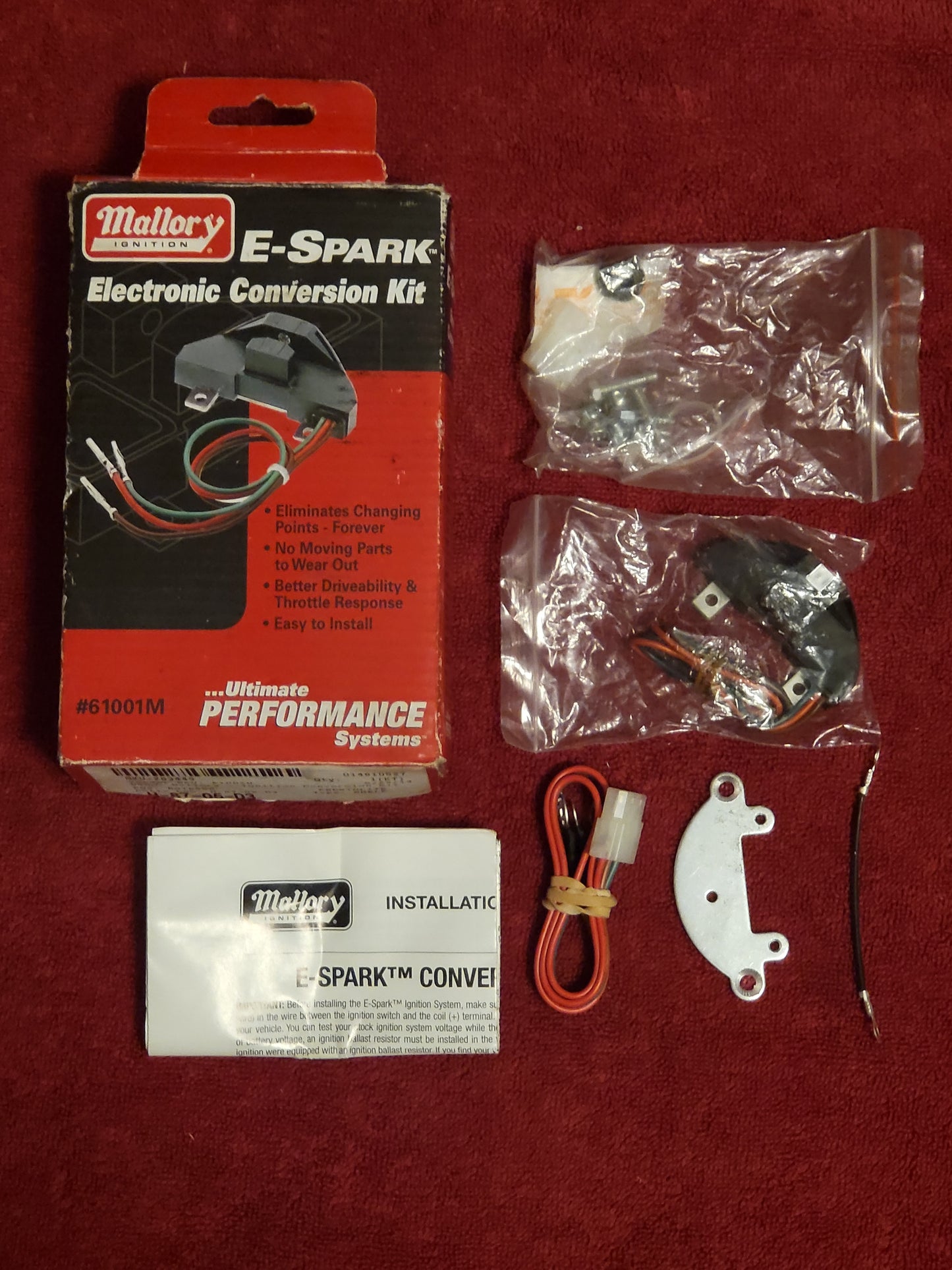 Mallory 61001M E-Spark Conversion Kit for 1957-1974 Delco V8 New