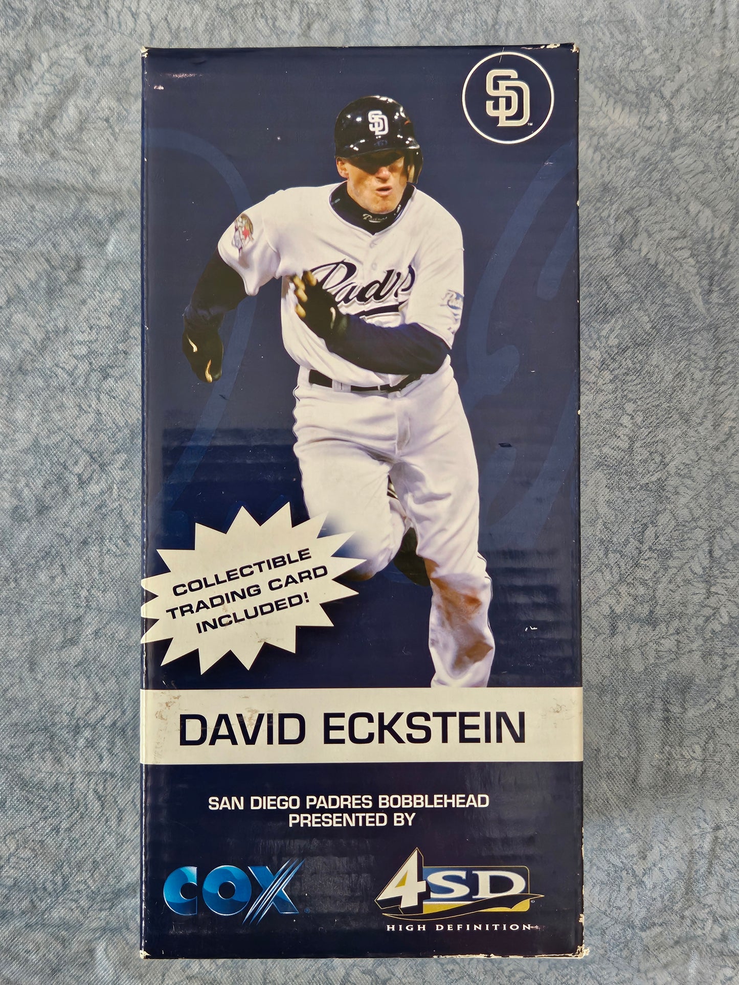 David Eckstein 2010 San Diego Padres Bobble Head BobbleHead In Box With Card New