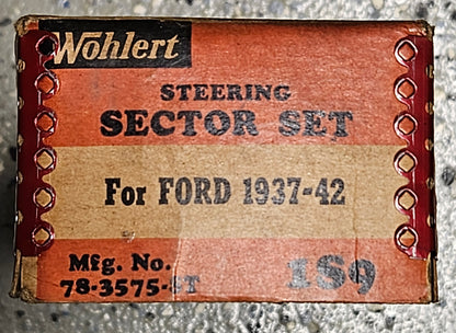 1937-1948 Ford 78-3575 Passenger Truck Wohlert 1S9 1633 Steering Sector Set NORS