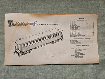 AMC TRAIL BLAZERS The General H-O Scale No. 7-389 Open Box Original Parts