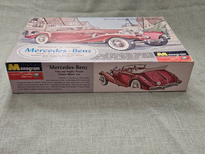 1939 Mercedes-Benz 540-K Cabriolet 1963 Monogram Model Kit PC87-298 Built Parts